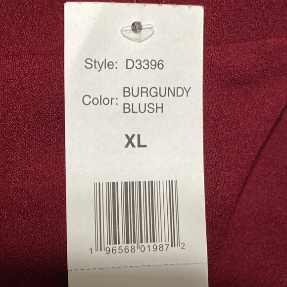 Alexia Ardmor NEW Color Block Pink/Burgundy Midi Sheath Dress Size XL - Picture 8 of 12